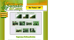 Desktop Screenshot of cercasansaodocampo.com.br